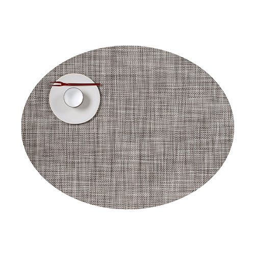 media image for mini basketweave oval placemat by chilewich 100130 002 10 224