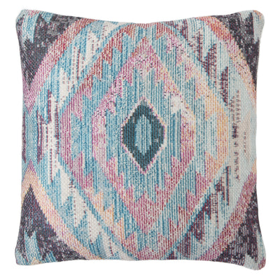 product image of sinai indoor outdoor tribal blue multicolor pillow by nikki chu 1 599