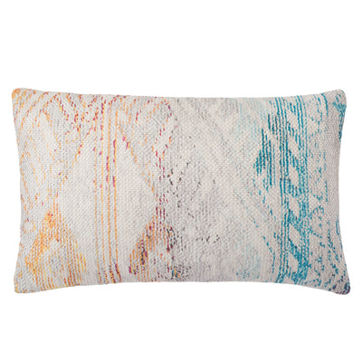 product image for tribe indoor outdoor tribal multicolor white pillow by nikki chu 1 64