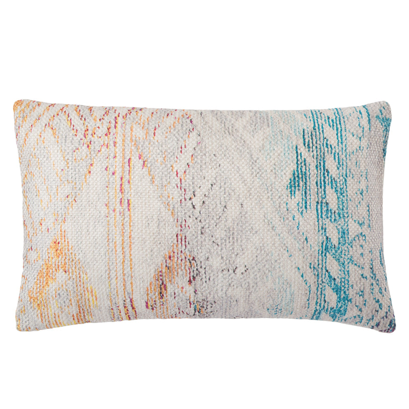 media image for tribe indoor outdoor tribal multicolor white pillow by nikki chu 1 279
