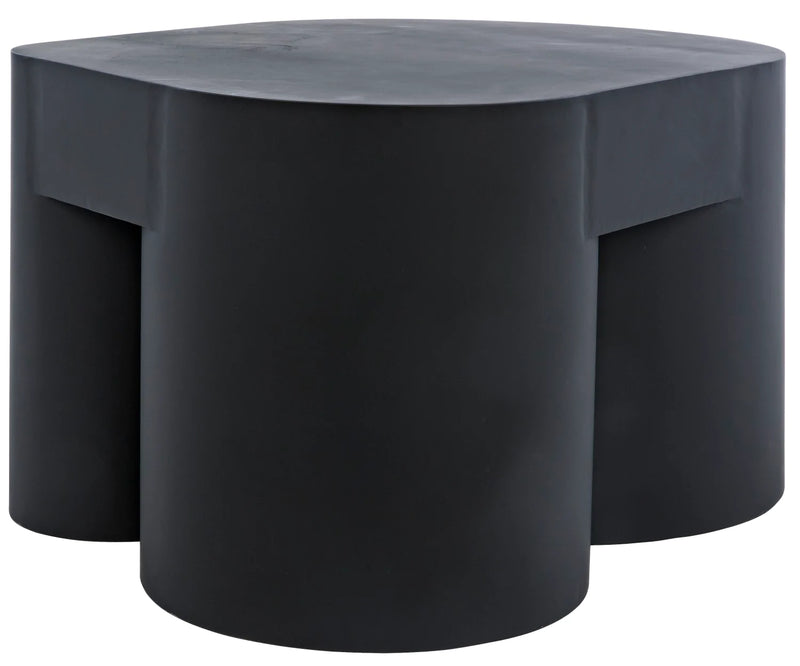 media image for bain coffee table in black metal design by noir 1 23