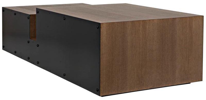 media image for nido coffee table in black metal design by noir 3 25