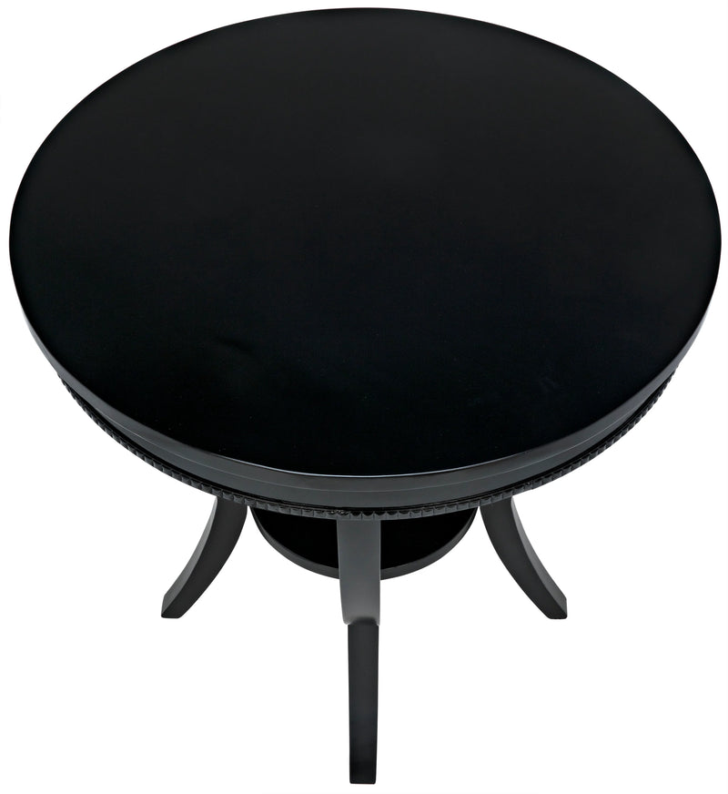 media image for scheffield round end table in various colors design by noir 8 21