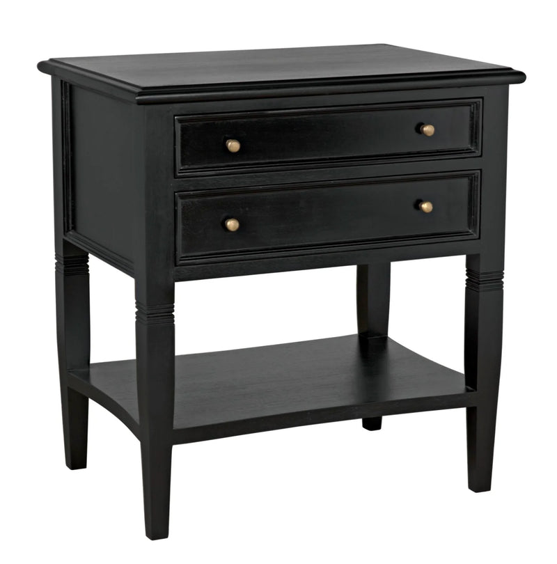 media image for oxford 2 drawer side table in various colors design by noir 12 285