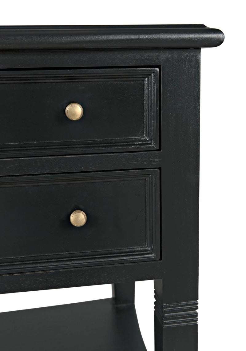 media image for oxford 2 drawer side table in various colors design by noir 17 210