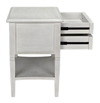 product image for oxford 2 drawer side table in various colors design by noir 24 78