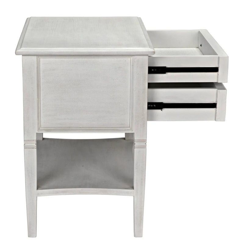 media image for oxford 2 drawer side table in various colors design by noir 24 219