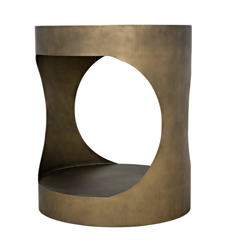 media image for eclipse round side table by noir new gtab302ab 3 225