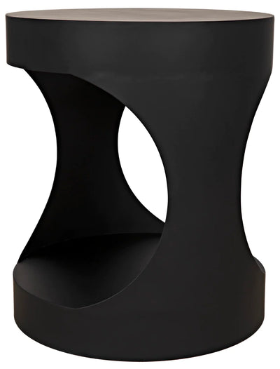 product image for eclipse round side table by noir new gtab302ab 4 64