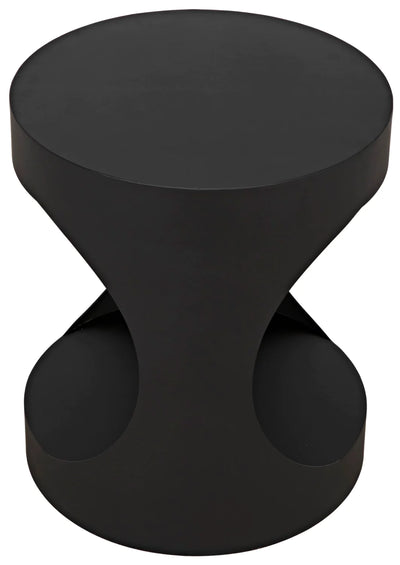 product image for eclipse round side table by noir new gtab302ab 6 52