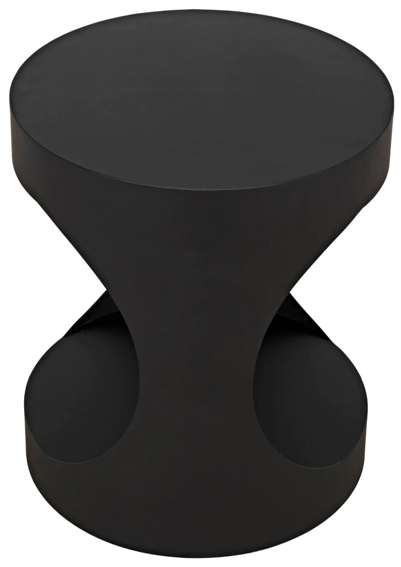 media image for eclipse round side table by noir new gtab302ab 6 255