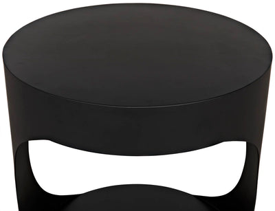 product image for eclipse round side table by noir new gtab302ab 8 15