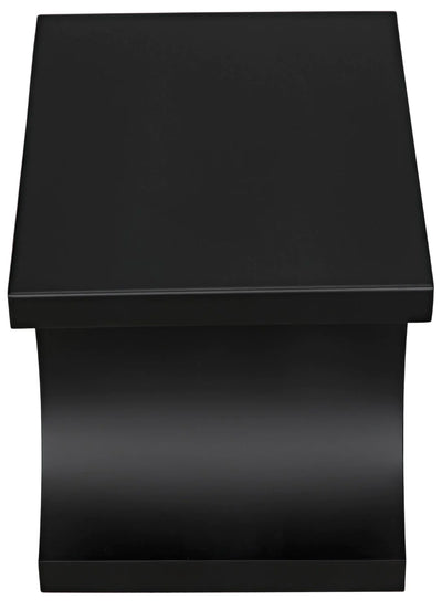 product image for alec side table in black metal design by noir 4 92