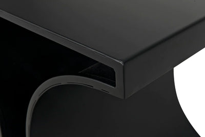 product image for alec side table in black metal design by noir 2 38