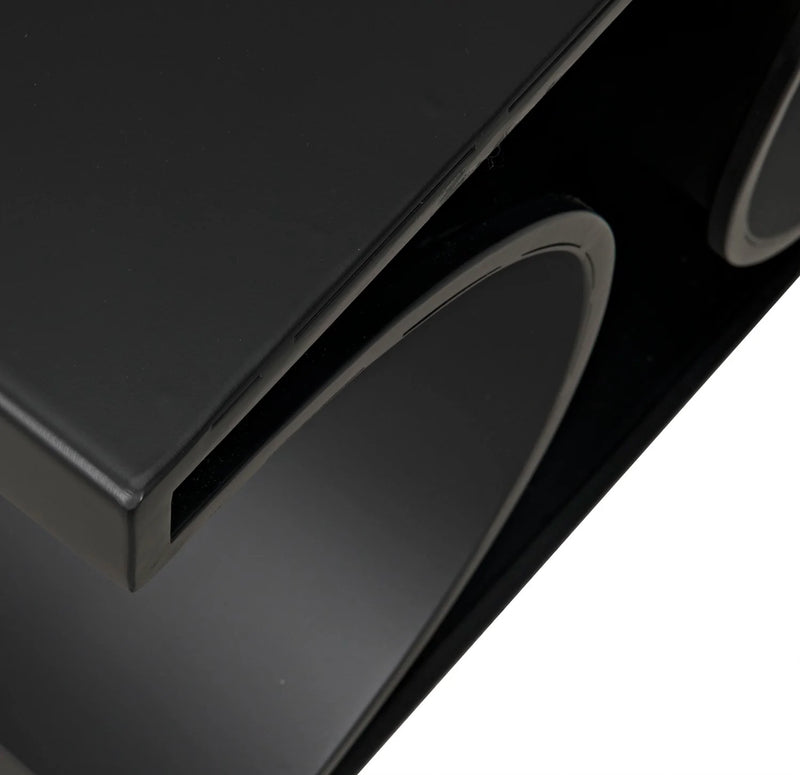 media image for alec side table in black metal design by noir 5 231