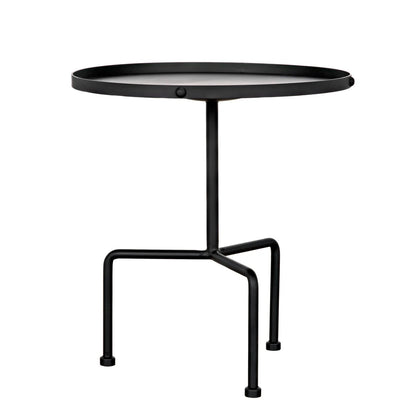 product image of paige side table in black metal by noir 1 527