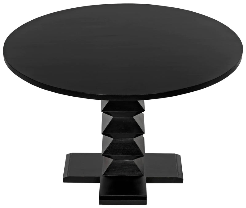 media image for zig zag base dining table 48 by noir 3 218