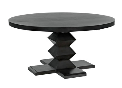 product image for zig zag base dining table 48 by noir 6 38