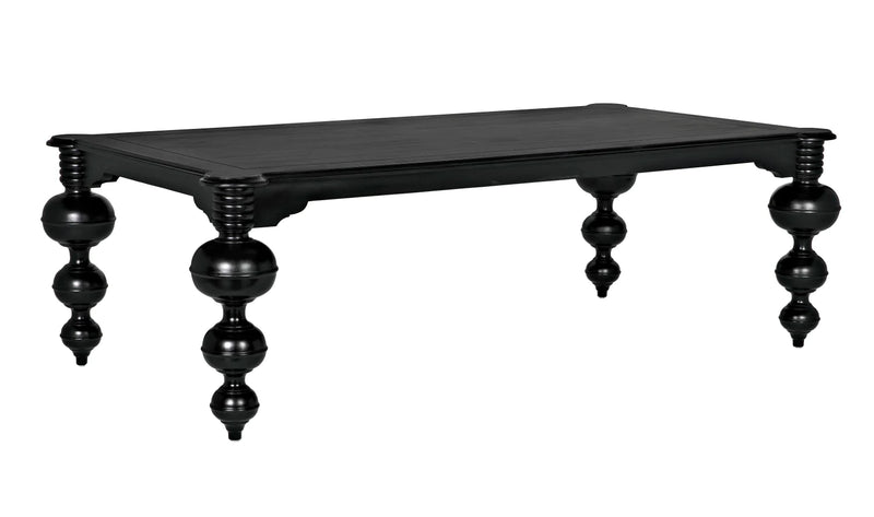 media image for claudio dining table in hand rubbed black design by noir 1 299