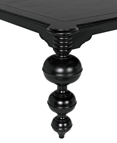 product image for claudio dining table in hand rubbed black design by noir 4 8