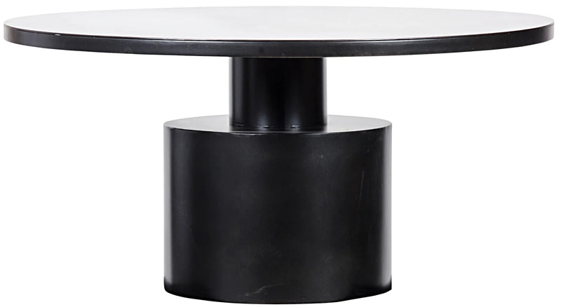 media image for marlow dining table in black metal design by noir 1 294