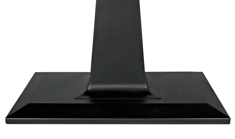 media image for amboss dining table in black metal design by noir 3 221