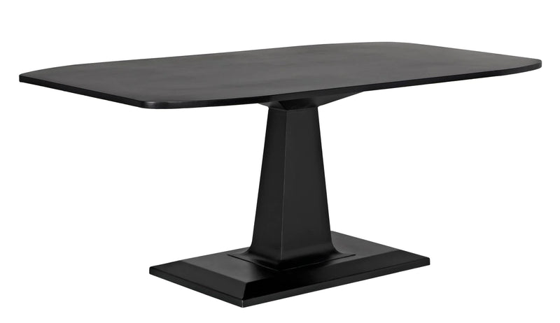 media image for amboss dining table in black metal design by noir 1 210