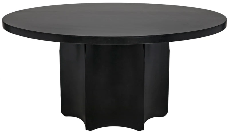 media image for rome dining table in black metal design by noir 1 27