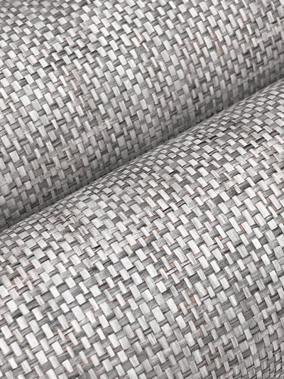 product image for Kami Paperweave Wallpaper in Charcoal 51