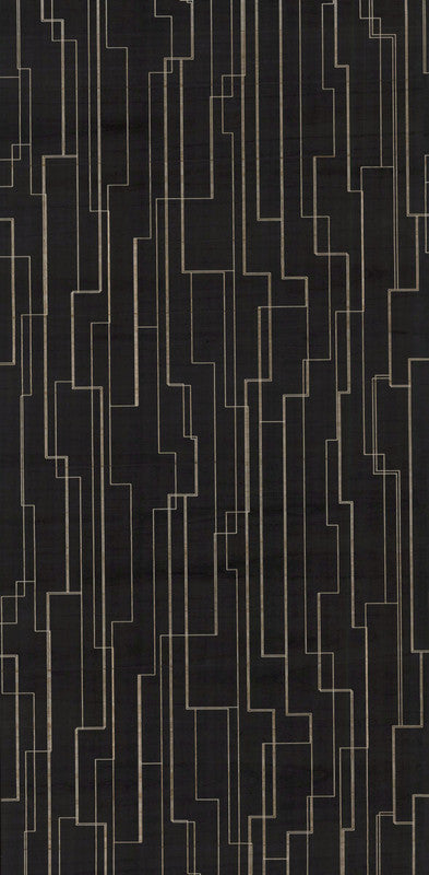 product image of Inlay Line Wallpaper in Black 550