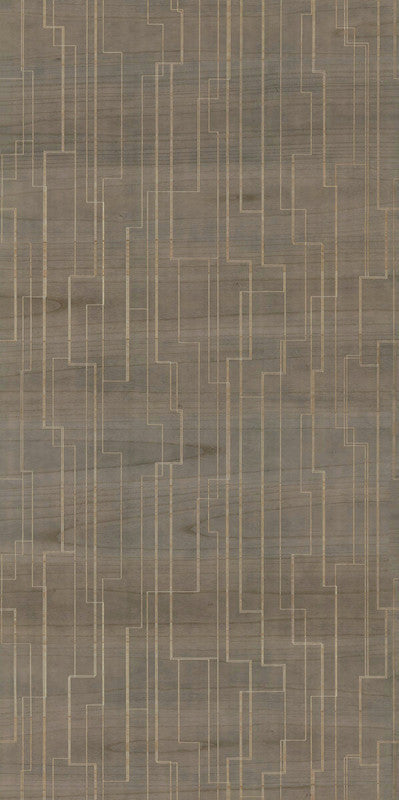 product image for Inlay Line Wallpaper in Mink 95