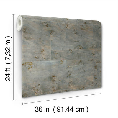 product image for Burlwood Wallpaper in Smoke 24