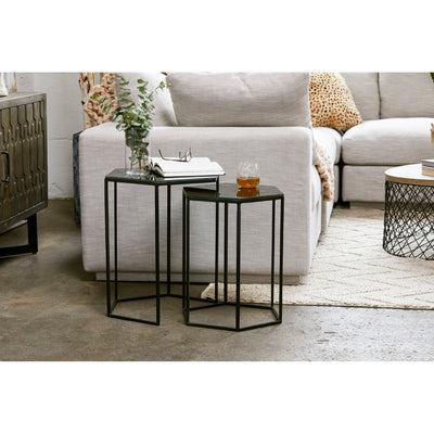product image for Polygon Accent Tables Set Of 2 10 33