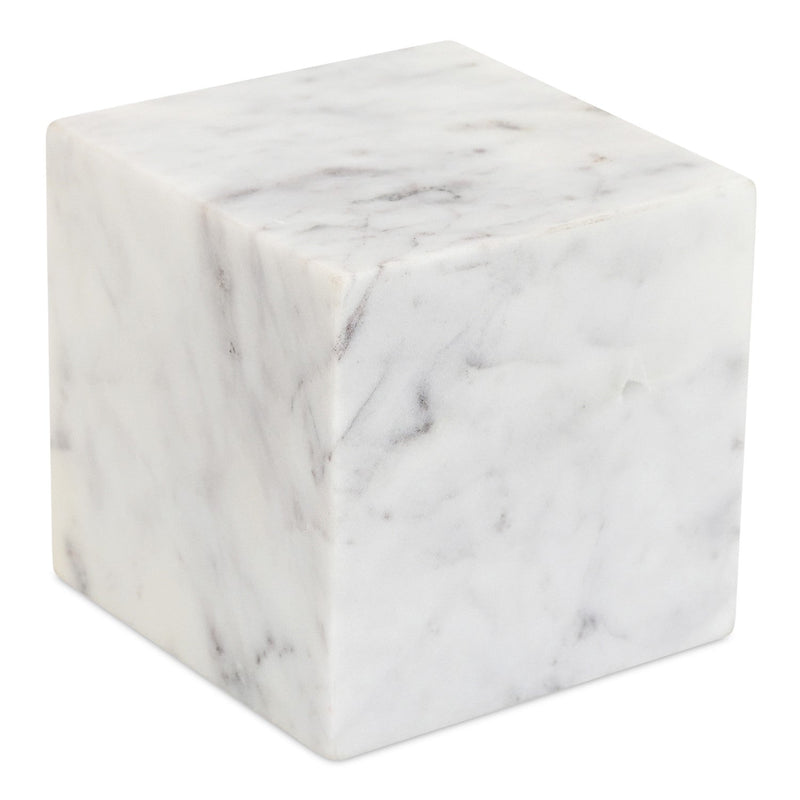 media image for Cora Cube Tabletop Accent Banswara Purple White Marble 2 285