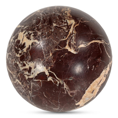 product image for Odessa Sphere Tabletop Accent Red Levanto Marble 2 27