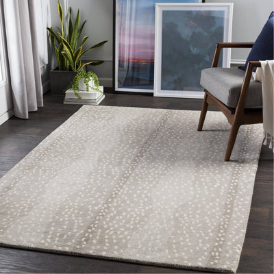 product image for Gazelle GZL-2301 Hand Tufted Rug in Medium Grey & Beige by Surya 66