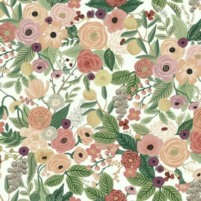 product image of sample garden party wallpaper in burgundy from the rifle paper co collection by york wallcoverings 1 539