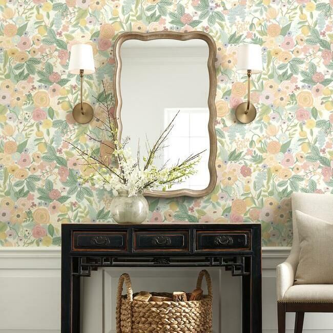 media image for Garden Party Wallpaper in Pastels from the Rifle Paper Co. Collection by York Wallcoverings 234