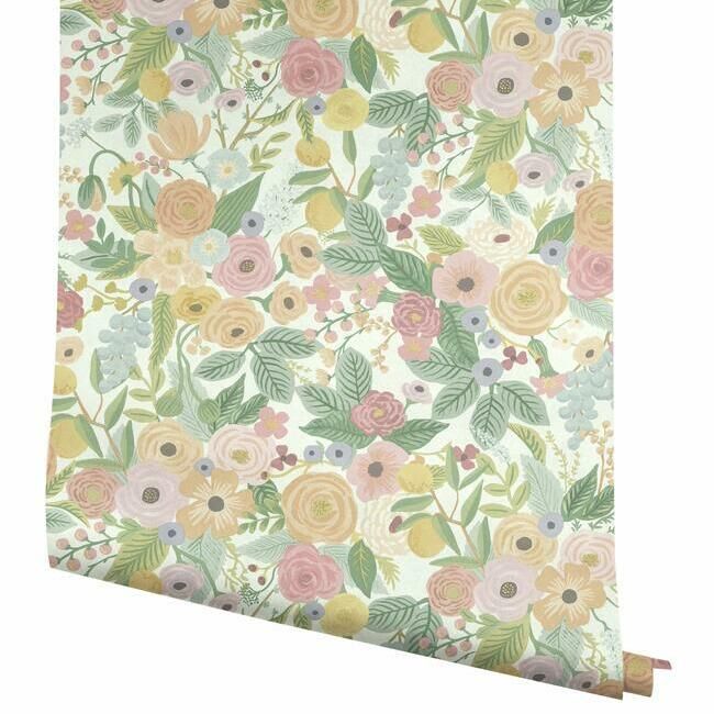 media image for Garden Party Wallpaper in Pastels from the Rifle Paper Co. Collection by York Wallcoverings 261