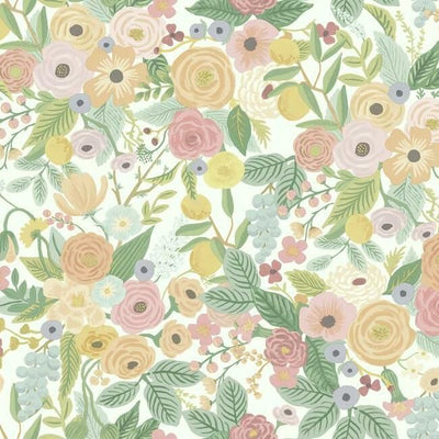 product image of sample garden party wallpaper in pastels from the rifle paper co collection by york wallcoverings 1 516