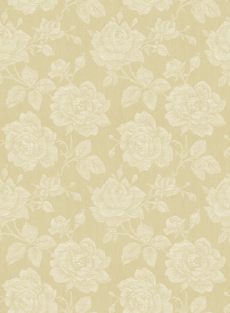 media image for sample garden rose wallpaper in blond from the spring garden collection by wallquest 1 234