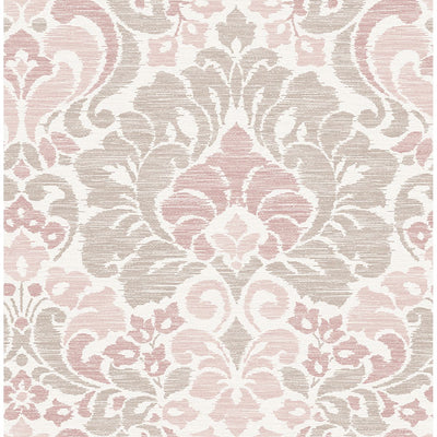 product image for Garden of Eden Damask Wallpaper in Pink from the Celadon Collection by Brewster Home Fashions 90