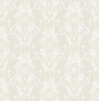 product image of Gated Garden Wallpaper in Soft Neutral from the Spring Garden Collection by Wallquest 553
