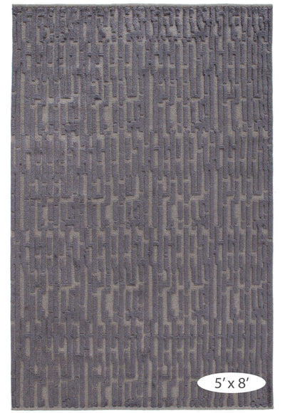 product image for gates metal hand knotted wool rug by dash albert da1846 912 4 74