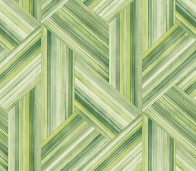 product image of sample geo inlay wallpaper in chartreuse and basil from the living with art collection by seabrook wallcoverings 1 521