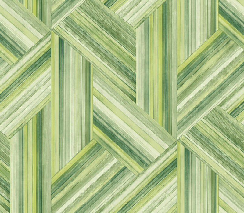 media image for Geo Inlay Wallpaper in Chartreuse and Basil from the Living With Art Collection by Seabrook Wallcoverings 20