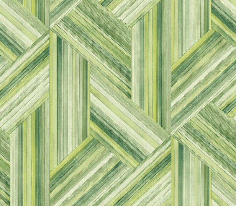 media image for sample geo inlay wallpaper in chartreuse and basil from the living with art collection by seabrook wallcoverings 1 271