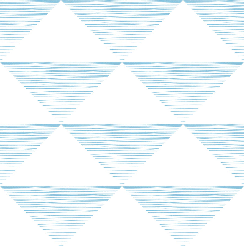 media image for Geo Stripe Wallpaper in Sky Blue from the Day Dreamers Collection by Seabrook Wallcoverings 25