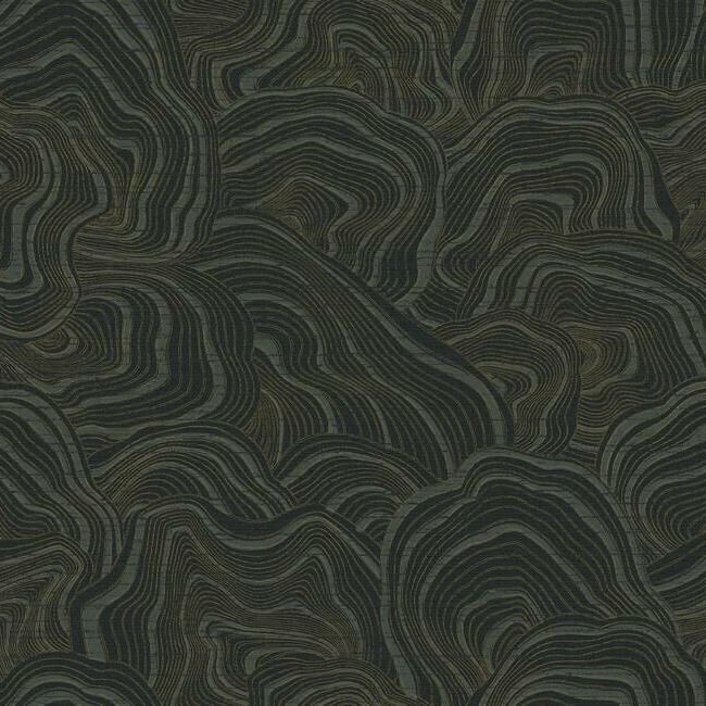 media image for sample geodes wallpaper in black from the ronald redding 24 karat collection by york wallcoverings 1 283