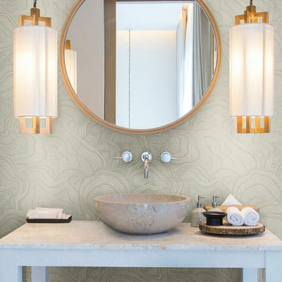 product image for Geodes Wallpaper in Taupe from the Ronald Redding 24 Karat Collection by York Wallcoverings 35